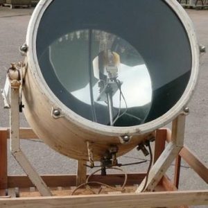 Large Cast Metal Ships Search Light