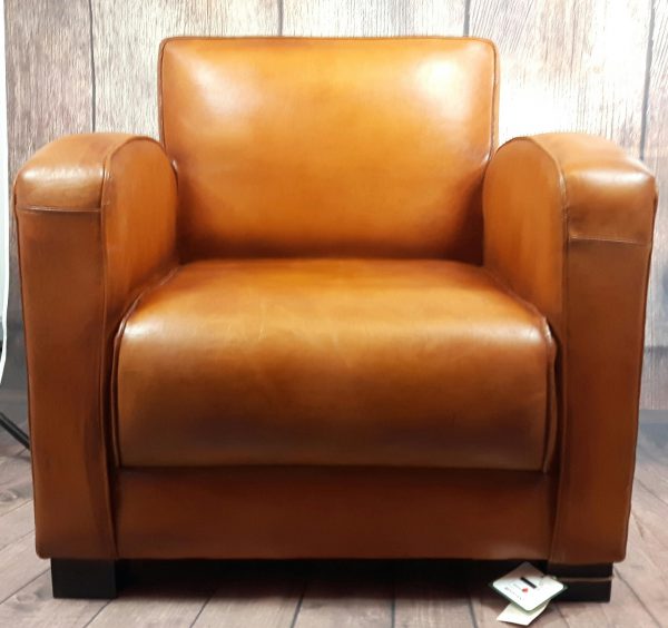 Retro Leather Club Chair