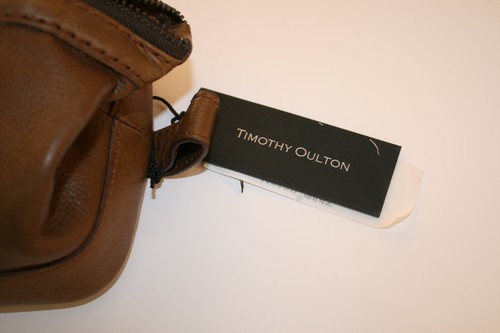 Timothy Oulton Washbag (Tan Brown Leather)