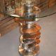 Hunt Class Minesweeper Crankshaft - Table with Clear Toughened Glass