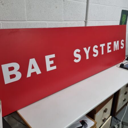 BAE Systems Sign - LARGE