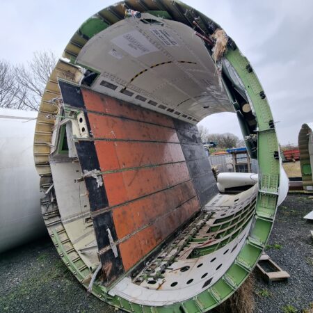 737 fuselage section